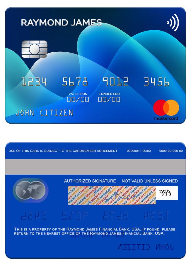 USA Raymond James Financial Bank mastercard